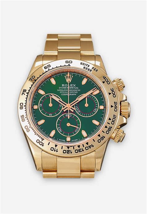 rolex daytona gold grün listenpreis